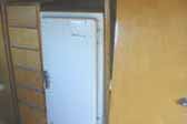Photo of wood drawer cabinetry in vintage 1948 Westcraft Westwood trailer